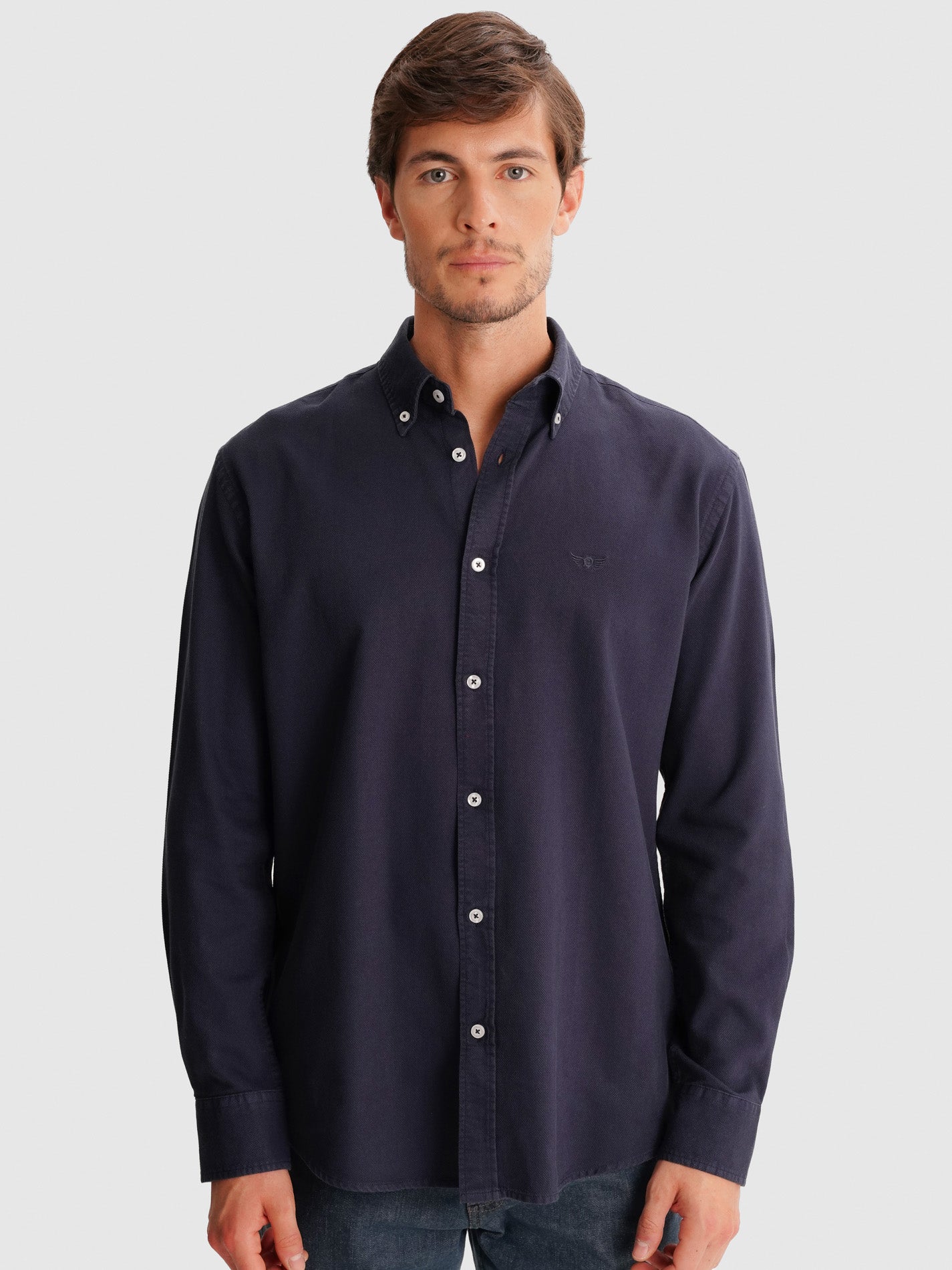 CAMISA MR AZUL REGULAR FIT. AZUL