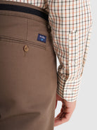 PANTALÓN ESTRUCTURA VERDE SLIM FIT MR. AZUL