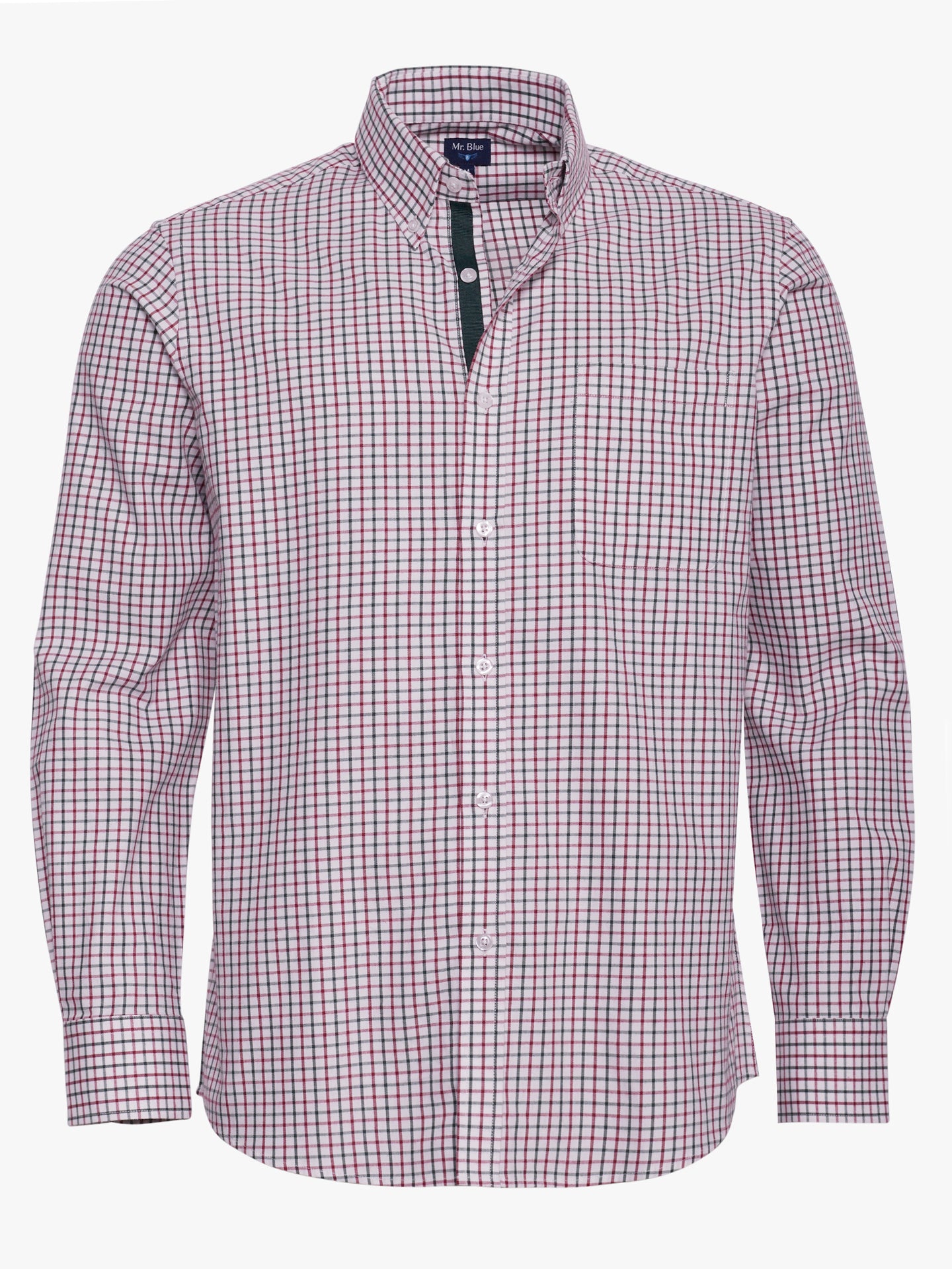 GREEN REGULAR FIT MR SHIRT. BLUE