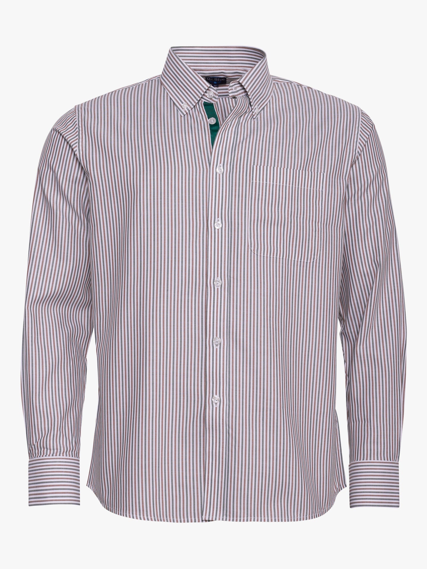 GREEN REGULAR FIT MR SHIRT. BLUE