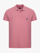 Polo Rosa Manga Curta Regular Fit Mr. Blue