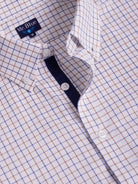 WHITE REGULAR FIT MR SHIRT. BLUE