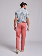 Calça Algodão Rosas Regular Fit Mr. Blue