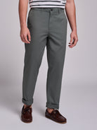 Calça Algodão Verdes Regular Fit Mr. Blue