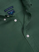 CAMISA ALGODÓN VERDE MANGA LARGA REGULAR FIT MR. AZUL