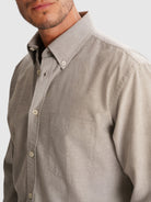 GREEN FLANNEL SHIRT REGULAR FIT MR. BLUE