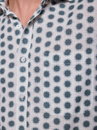CAMISA LINHO AZUL MANGA CURTA REGULAR FIT MR. BLUE
