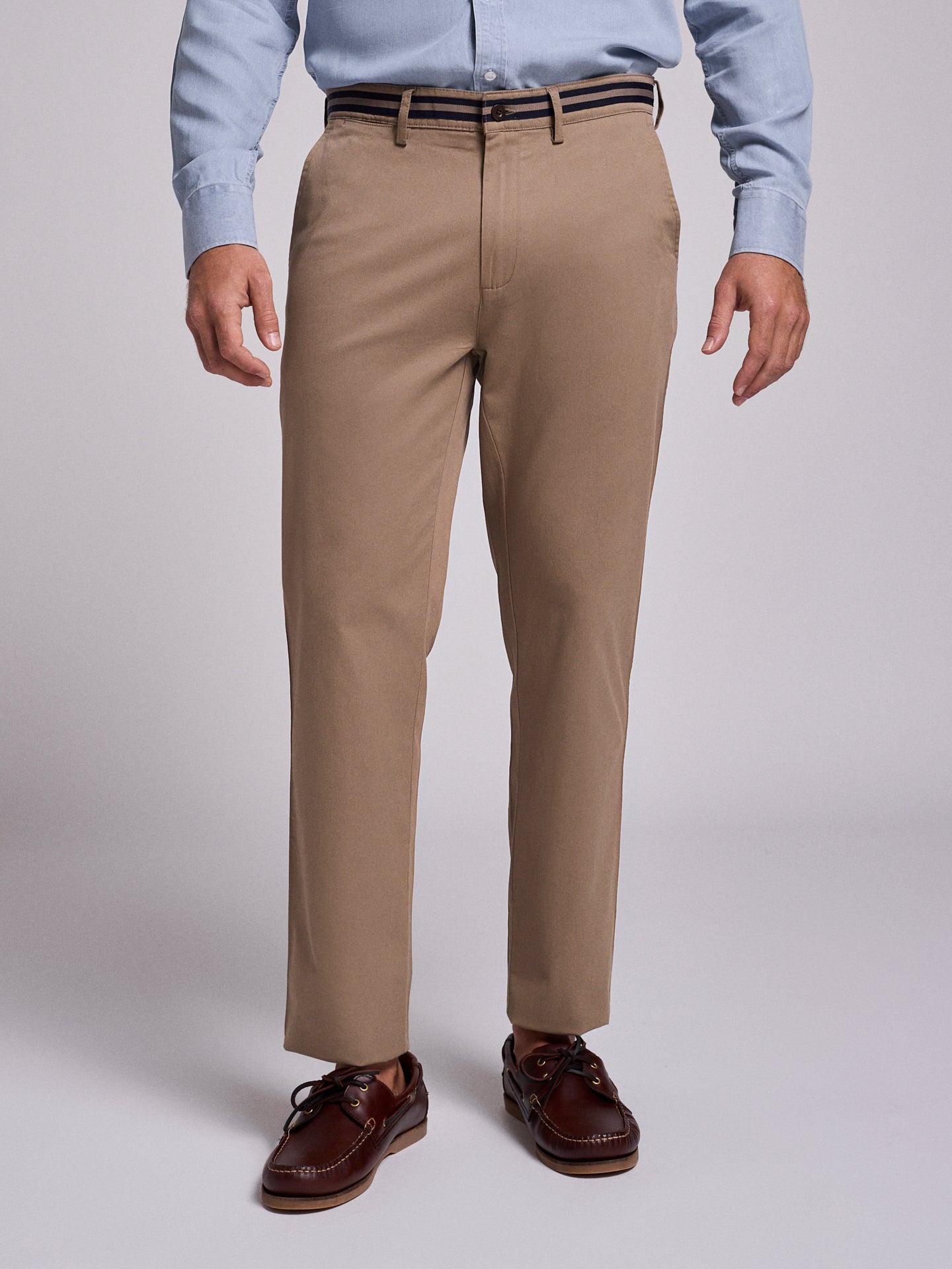 Calça Camel Regular Fit Mr. Blue
