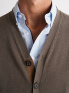 Pullover Caxemira Fino Verde Mr. Blue