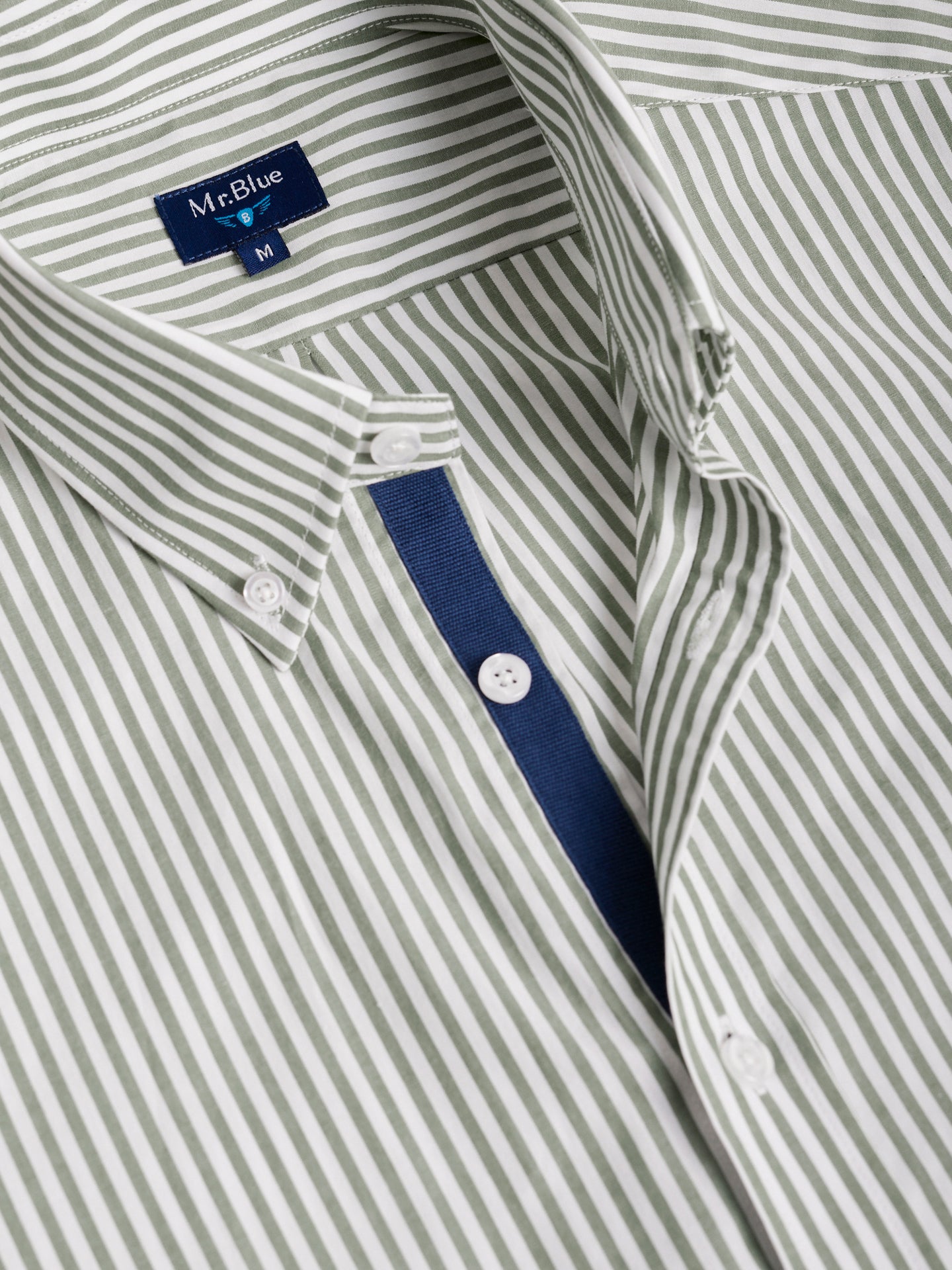 CAMISA MR VERDE REGULAR FIT. AZUL