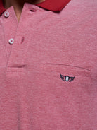 POLO VERMELHO MANGA CURTA REGULAR FIT MR. BLUE