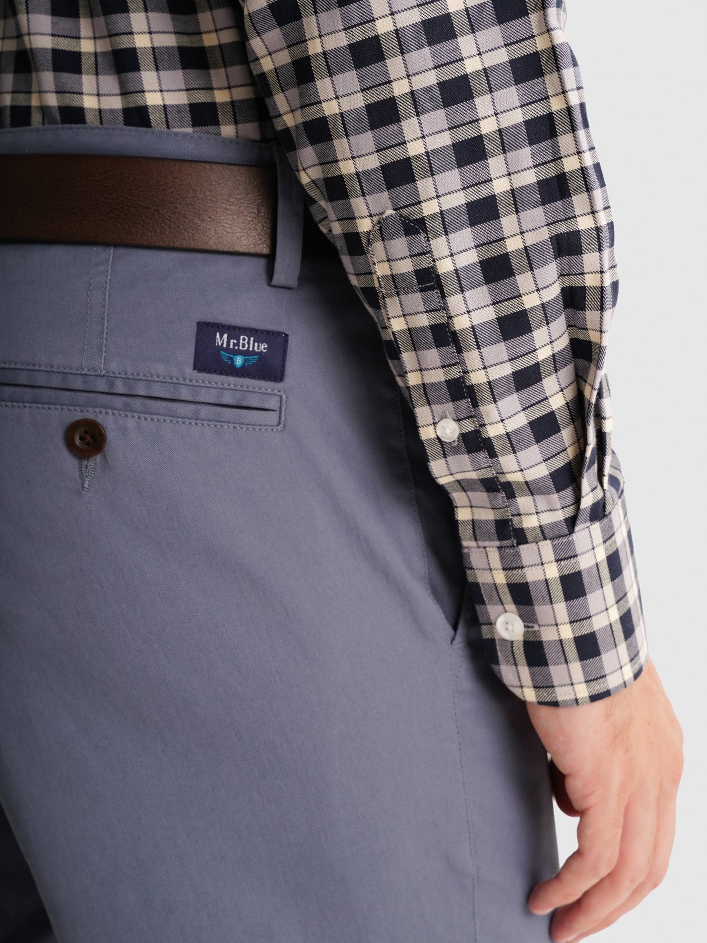 PANTALÓN AZUL SLIM FIT MR. AZUL