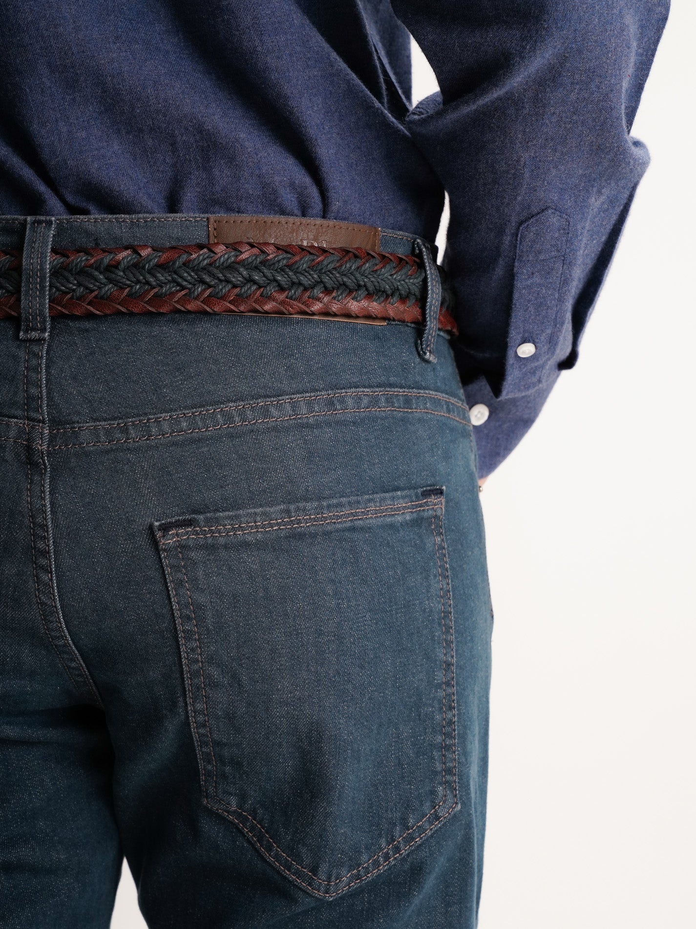 JEANS GRIS SLIM FIT MR. AZUL