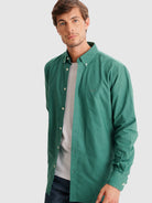 CAMISA MR VERDE REGULAR FIT. AZUL