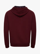 SUDADERA BURDEOS CON CAPUCHA REGULAR FIT MR. AZUL