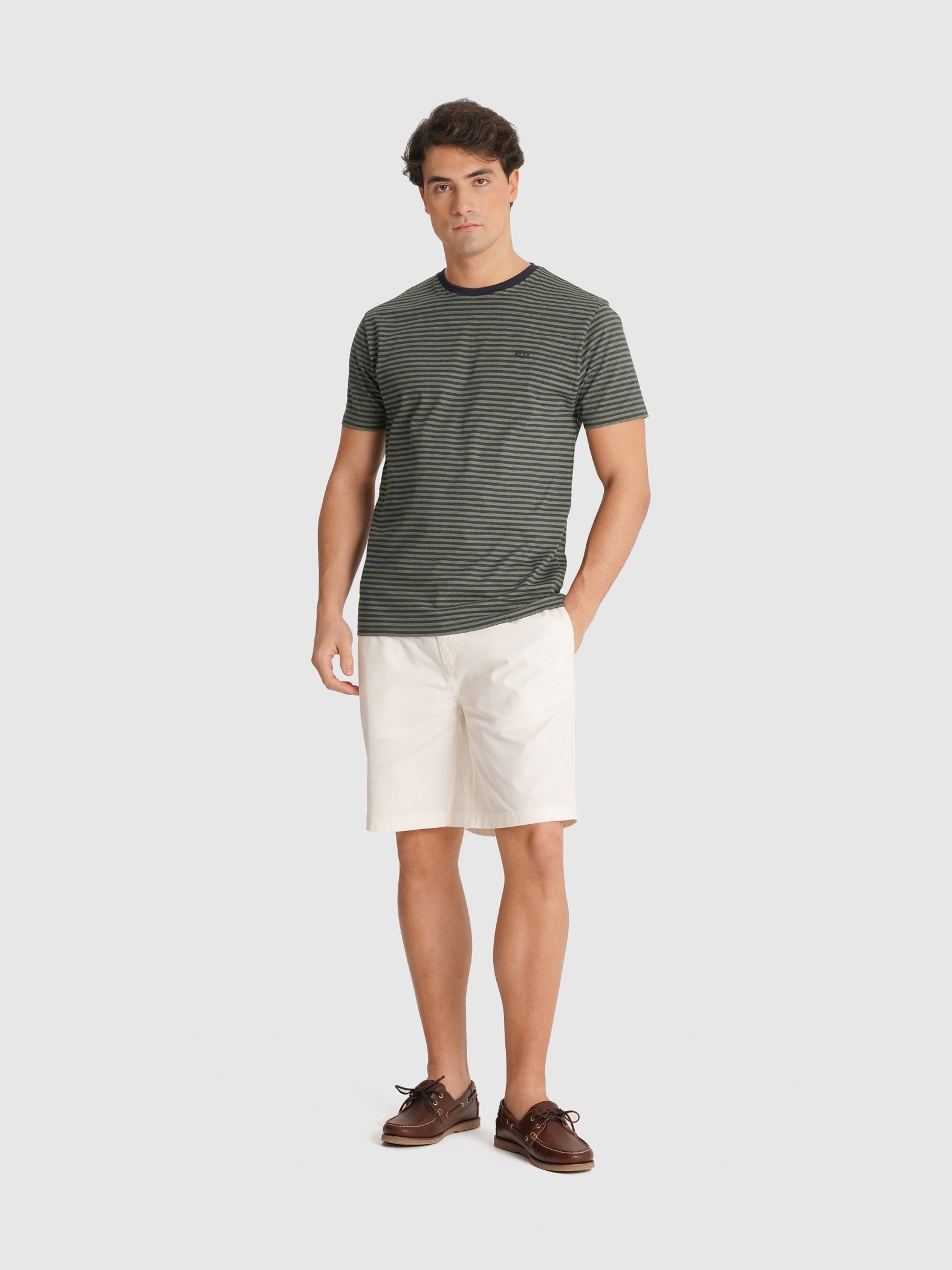 T-SHIRT AZUL MANGA CURTA REGULAR FIT MR. BLUE