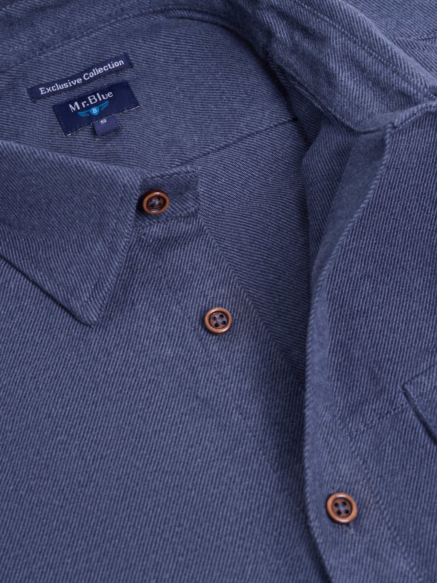 SOBRECAMISA AZUL REGULAR FIT MR. BLUE