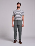 GREEN COTTON TROUSERS REGULAR FIT MR. BLUE