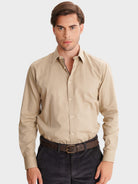 CAMISA MR BEIGE SASTRERÍA. AZUL