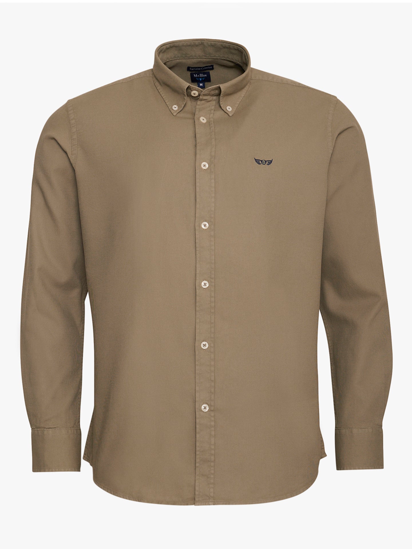 GREEN REGULAR FIT MR SHIRT. BLUE