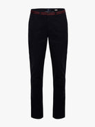 BLUE STRUCTURED TROUSERS SLIM FIT MR. BLUE