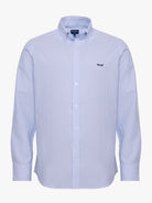 CAMISA ALGODÃO AZUL MANGA COMPRIDA REGULAR FIT MR. BLUE