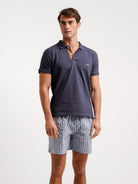 POLO AZUL MANGA CORTA REGULAR FIT MR. AZUL