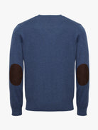 JERSEY DELGADO AZUL CON CODERAS MR REGULAR FIT. AZUL