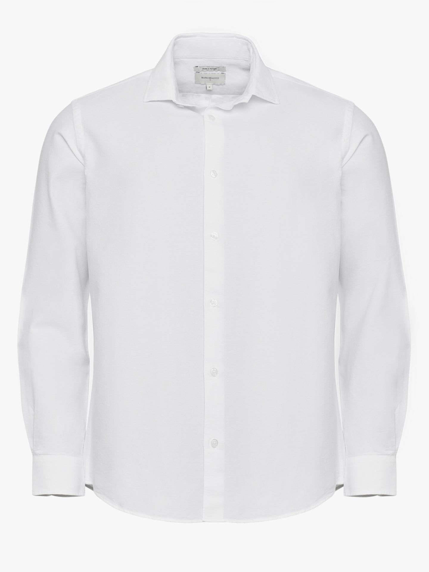 CAMISA BLANCA MANGA LARGA REGULAR FIT MARK BELLUCCI