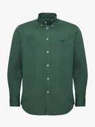 CAMISA ALGODÓN VERDE MANGA LARGA REGULAR FIT MR. AZUL