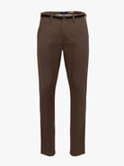 PANTALÓN ESTRUCTURA VERDE SLIM FIT MR. AZUL
