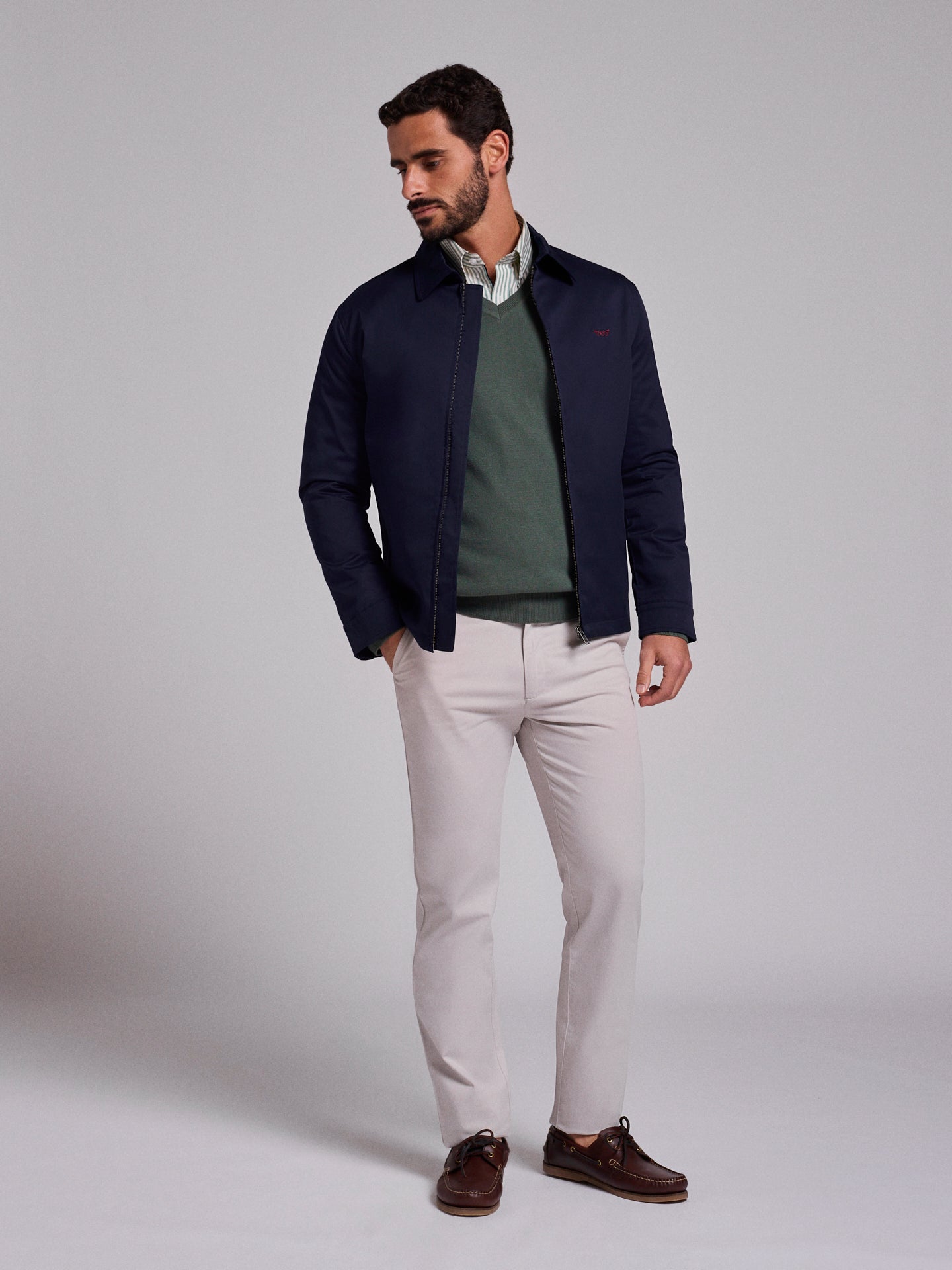 Blusão Azul Regular Fit Mr. Blue