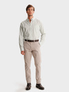 GREEN REGULAR FIT MR SHIRT. BLUE