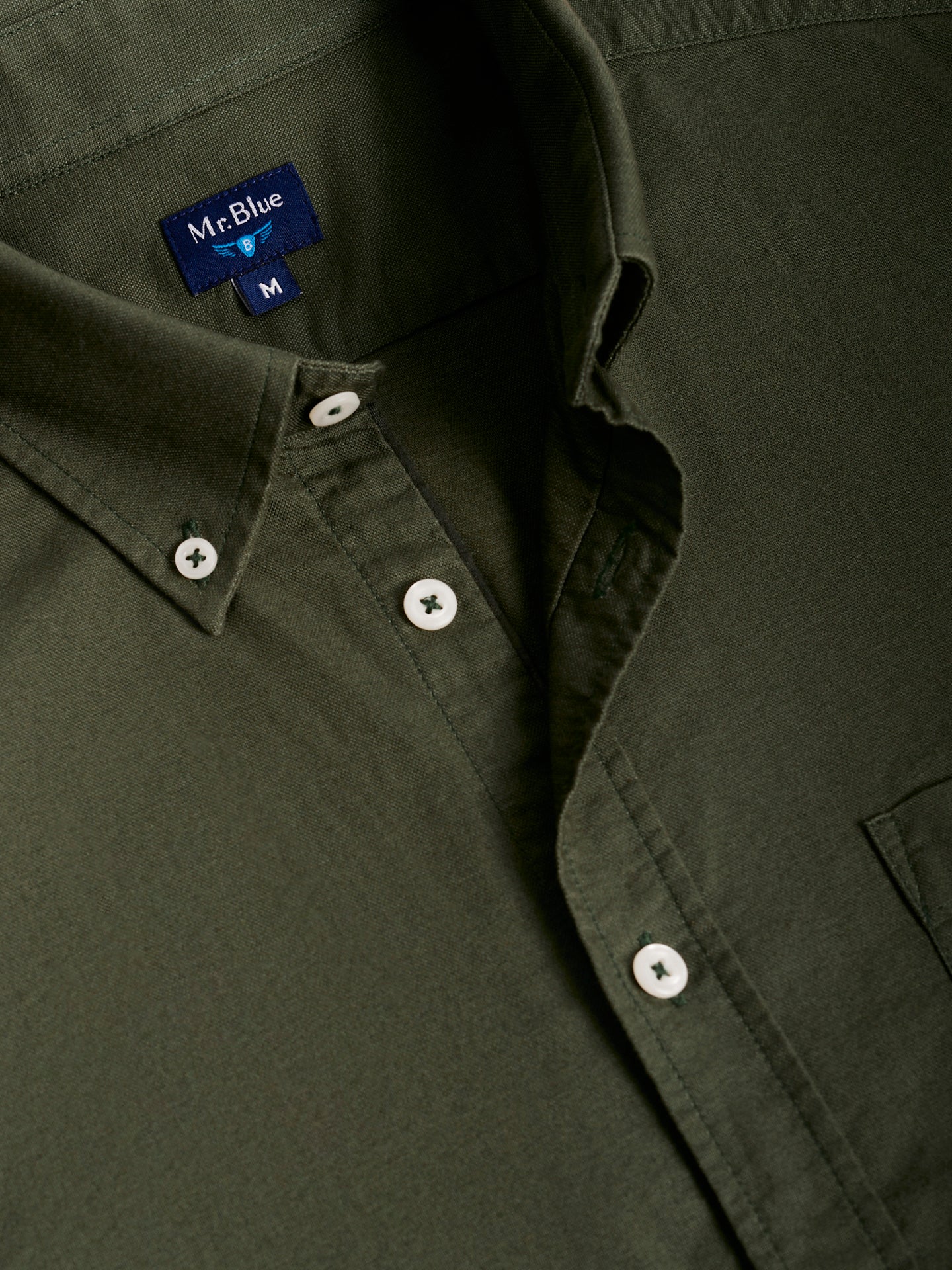 CAMISA MR VERDE REGULAR FIT. AZUL