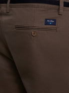 PANTALÓN ESTRUCTURA VERDE SLIM FIT MR. AZUL