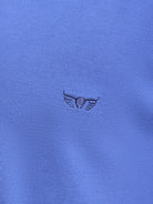 Polo Azul Manga Curta Regular Fit Mr. Blue