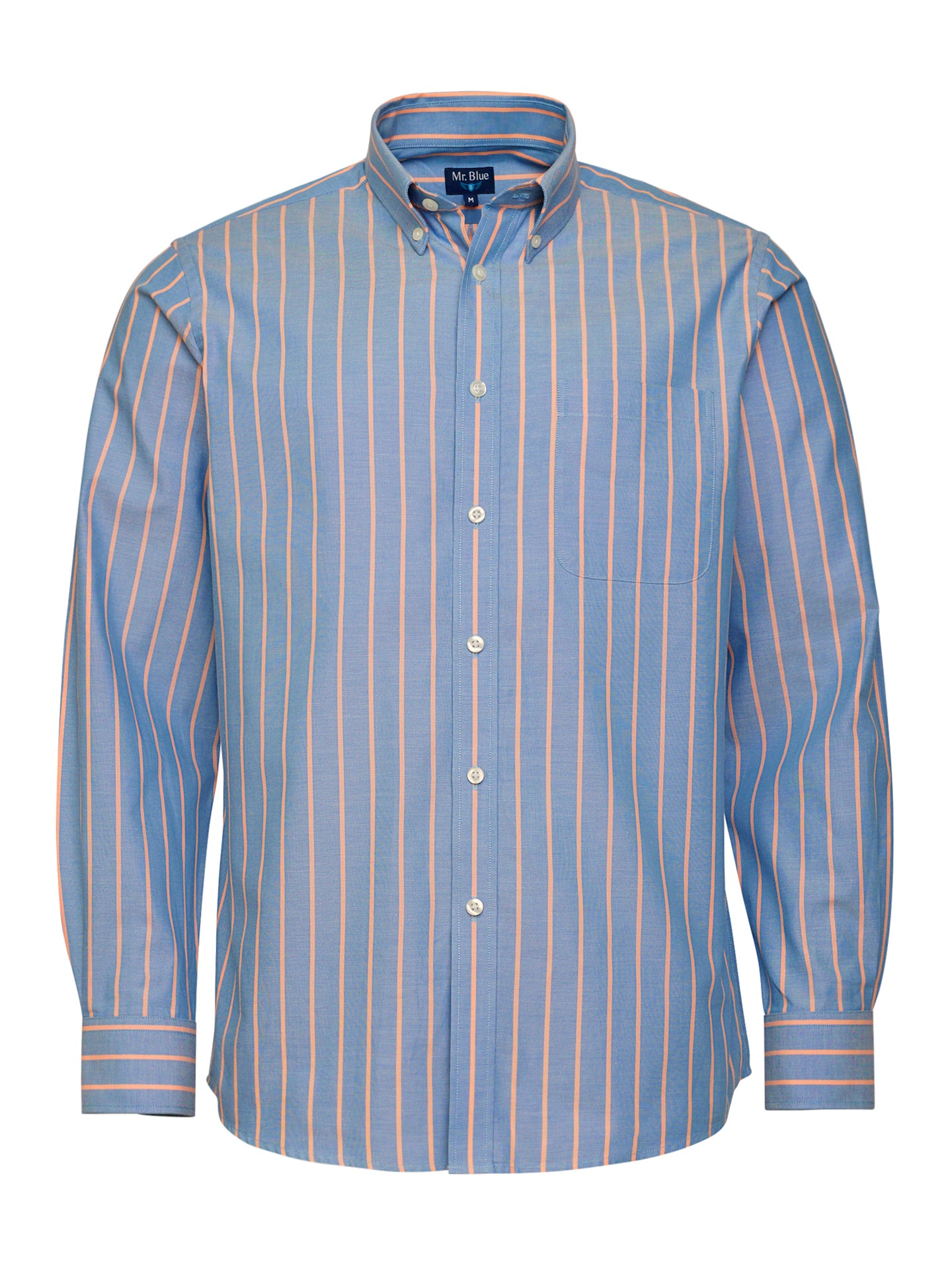 Camisa Regular Fit Oxford Azul Mr. Blue