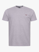 T-SHIRT ALGODÃO CINZENTA MANGA CURTA REGULAR FIT MR. BLUE