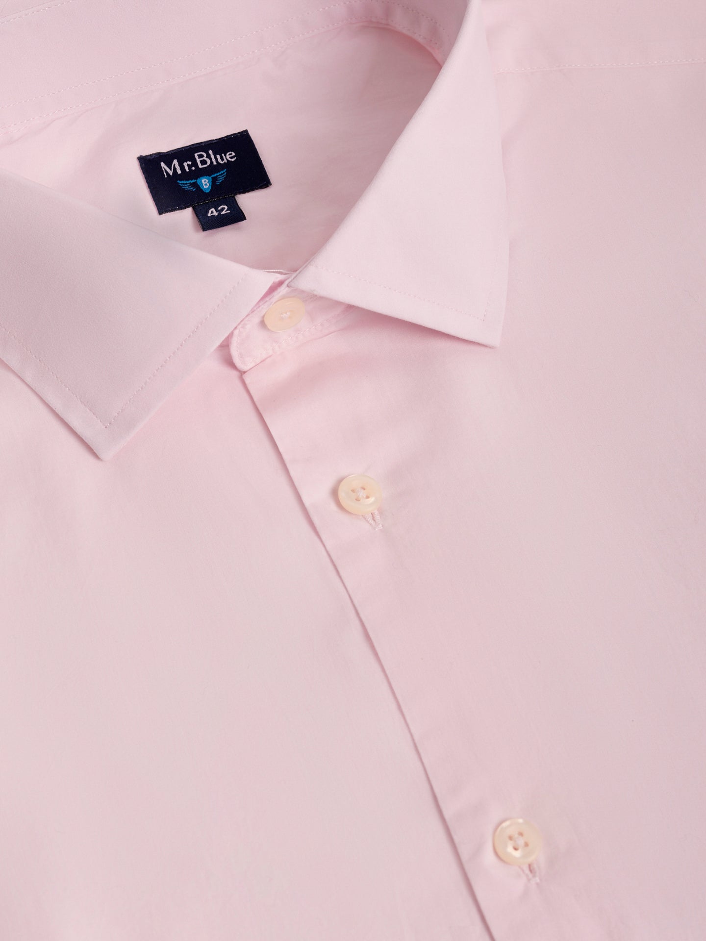 PINK CLASSIC FIT MR SHIRT. BLUE