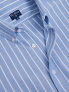 CAMISA ALGODÓN AZUL MANGA LARGA REGULAR FIT MR. AZUL
