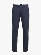 BLUE STRUCTURED TROUSERS REGULAR FIT MR. BLUE