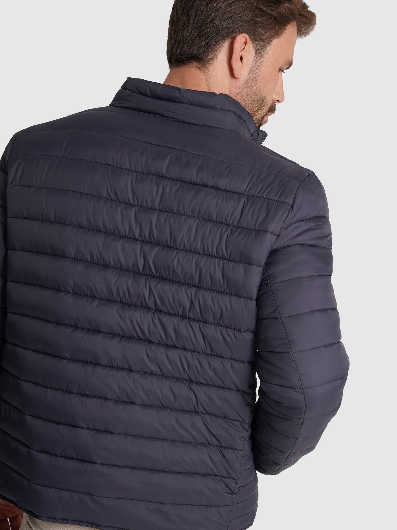 BLUE QUILTED JACKET MR. BLUE