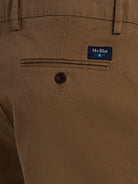 BROWN COTTON TROUSERS REGULAR FIT MR. BLUE