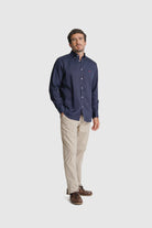 CAMISA TWILL REGULAR FIT AZUL LISA MR. BLUE