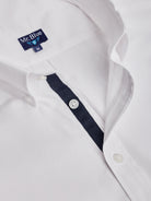 Camisa Regular Fit Oxford Branca Mr. Blue