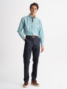 Camisa Regular Fit Oxford Azul Mr. Blue