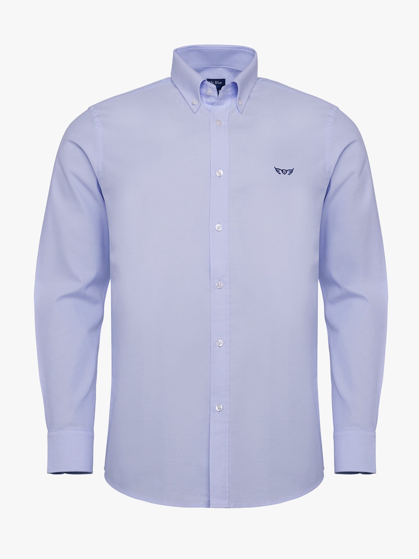 Mr. Blue Regular Fit Oxford Blue Shirt