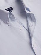 Camisa Regular Fit Lino Azul Mr. Blue